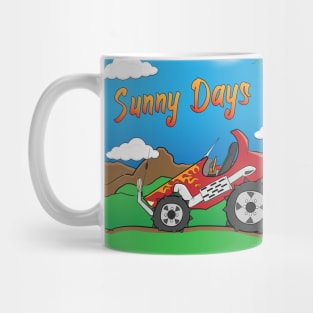 Sunny Days Red Offroad 4x4 Rock Crawler Truck Mug